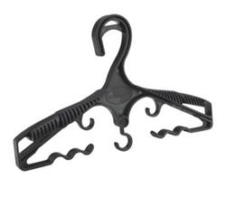 Universal clothes hanger black