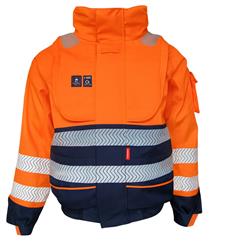 Bomber Pilot Jacket FR AST met CE geïntegreerd reddingsvest