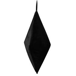 Zwarte Signaal Diamant 60cm