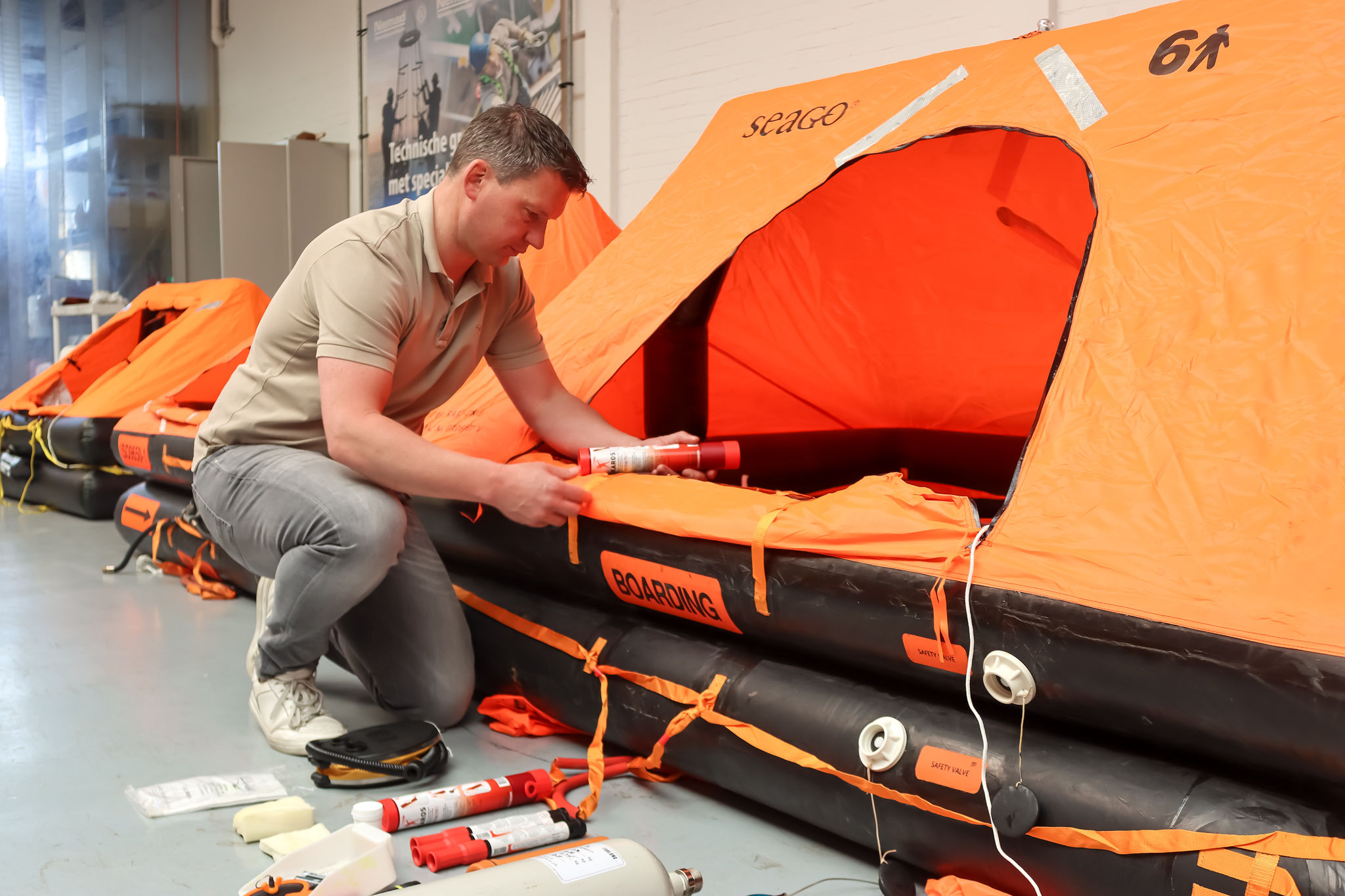 12 year warranty on Lalizas ISO Liferafts